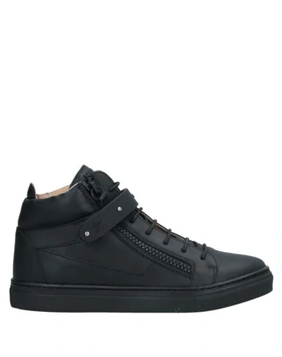 Giuseppe Zanotti Kids' Sneakers In Black