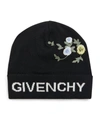 GIVENCHY KIDS FLORAL LOGO BEANIE HAT,15857291