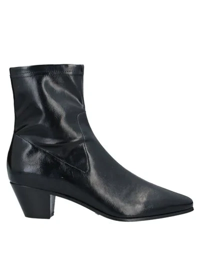 Maje Ankle Boots In Black