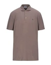 Gran Sasso Polo Shirts In Beige
