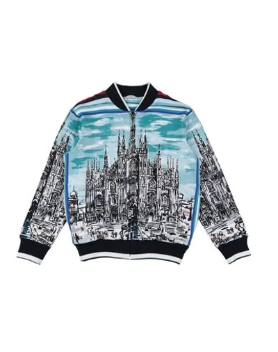 Dolce & Gabbana Babies' Sweatshirts In Sky Blue