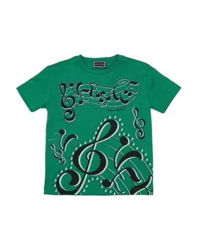 Versace Young T-shirt In Green