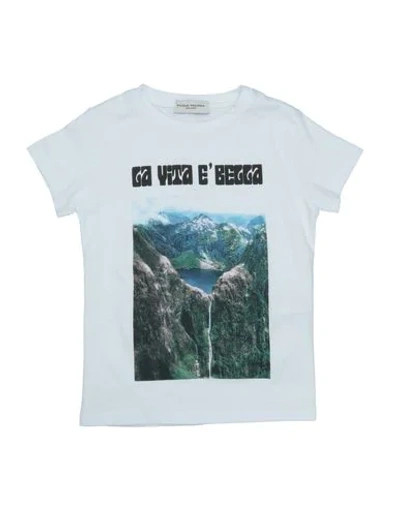 Paolo Pecora Kids' T-shirts In White