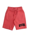 Ai Riders On The Storm Kids' Bermudas In Brick Red