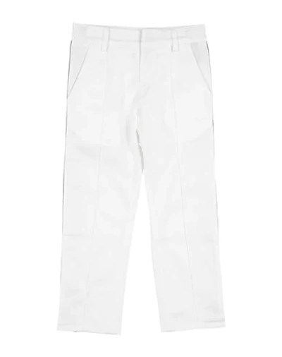Gcds Mini Kids' Casual Pants In White