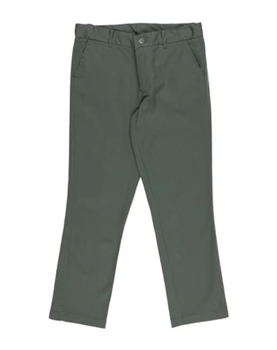 Touriste Kids' Casual Pants In Military Green