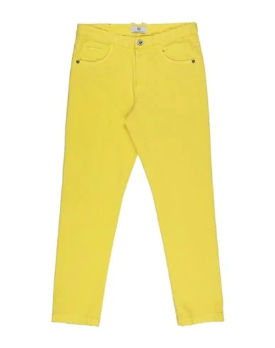 Versace Young Casual Pants In Yellow