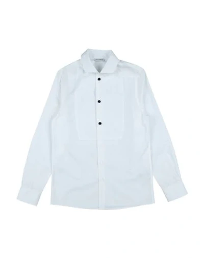Dolce & Gabbana Babies' Solid Color Shirt In White