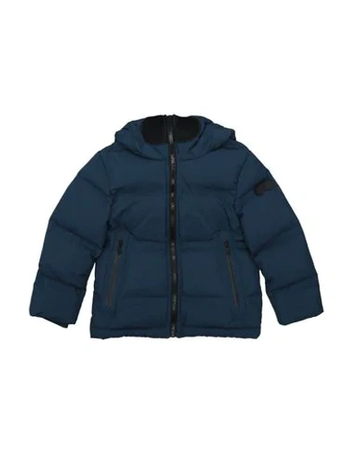 Ai Riders On The Storm Kids' Down Jackets In Dark Blue