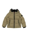Ai Riders On The Storm Down Jacket In Military Green