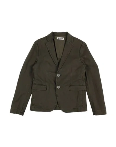 Dondup Suit Jackets In Military Green