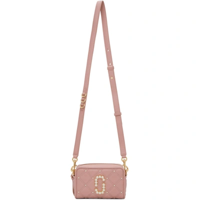 Marc Jacobs The Quilted Softshot 17 Shoulder Bag In 663 Pink Ro