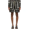 Nanushka Doxxi Floral And Bandana-print Shorts In Bandana