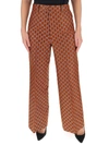 GUCCI GUCCI GG LAMÉ WIDE PANTS