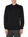 LEMAIRE LEMAIRE LONG SLEEVE POLO SHIRT