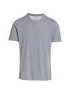 Brunello Cucinelli Short-sleeved Cotton T-shirt In Grey