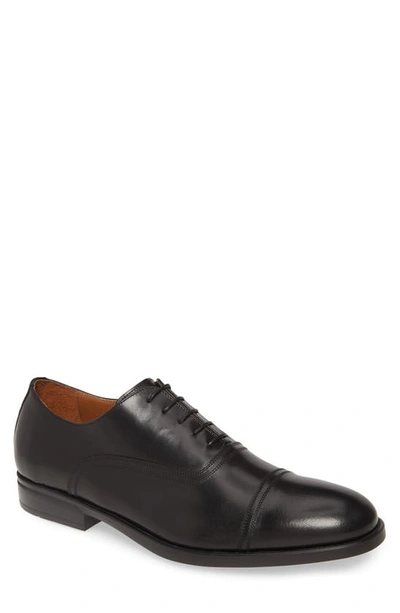 Bruno Magli Men's Butler Burnished Leather Oxford Shoes In Black