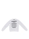Dsquared2 Kids' Canadian Heritage Sweatshirt In White