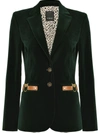 PINKO FITTED SINGLE-BREASTED BLAZER