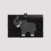 THOM BROWNE THOM BROWNE ANIMAL ICON CLUTCH BAG