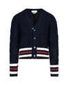 THOM BROWNE THOM BROWNE STRIPED CABLE KNIT CARDIGAN