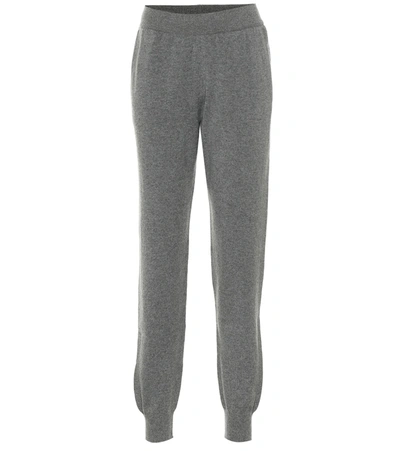 The Row Ardo Cashmere Pull-on Pants In Grey