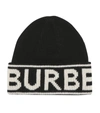 BURBERRY LOGO羊绒便帽,P00504459