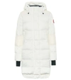 Canada Goose Alliston Packable Mid-length Down Coat In White