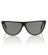 Loewe Irregular Round Acetate Sunglasses In Black