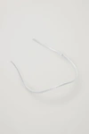 COS RECYCLED SILVER HAIRBAND,0872001001001