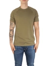 Aspesi Side Logo-patch Detail T-shirt In Green