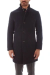 KITON KITON MEN'S BLUE CASHMERE COAT,UW0577V03S0512002 50