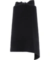 SACAI SACAI WOMEN'S BLACK WOOL SKIRT,05282001 2