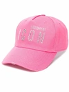 DSQUARED2 DSQUARED2 WOMEN'S PINK COTTON HAT,BCW001605C00001M2013 UNI