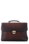 ORCIANI ORCIANI MEN'S BROWN LEATHER BRIEFCASE,PB0015BROWN UNI