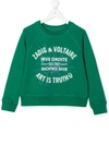 ZADIG & VOLTAIRE TEEN PRINTED LOGO SWEATSHIRT