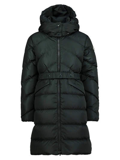 Moncler Kids Down Coat Agot For Girls In Green