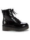 CIRCUS BY SAM EDELMAN SOYA PATENT COMBAT BOOTS,0400012835639