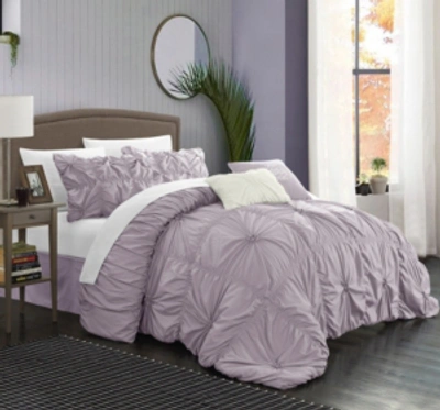 Chic Home Halpert 6-pc Queen Comforter Set Bedding In Lavender