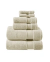 Madison Park Splendor Cotton 6-pc. Towel Set Bedding In Taupe