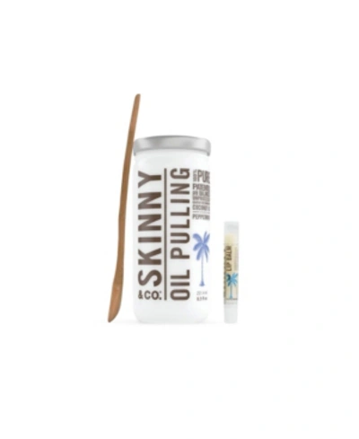 Skinny & Co. Oil Pulling Kit In White