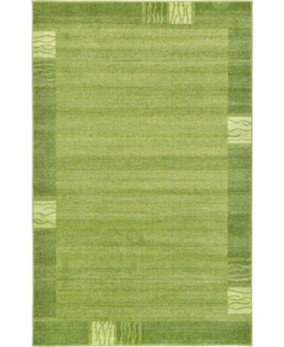 Bridgeport Home Lyon Lyo1 5' X 8' Area Rug In Green