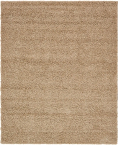 Bridgeport Home Exact Shag Exs1 8' X 10' Area Rug In Taupe
