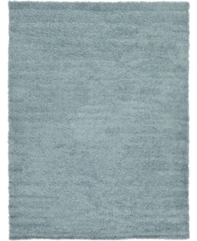 Bridgeport Home Closeout! Bayshore Home Exact Shag Exs1 7' X 10' Area Rug In Light Slat