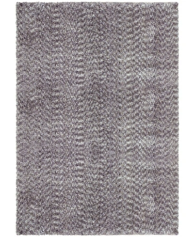 Jennifer Adams Home Orian Cotton Tail Solid Gray 5'3" X 7'6" Area Rug