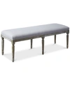 Furniture Bordon French Bench In Beige