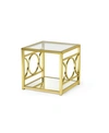 Furniture Olina End Table In Gold