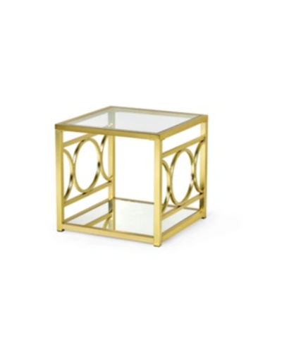 Furniture Olina End Table In Gold