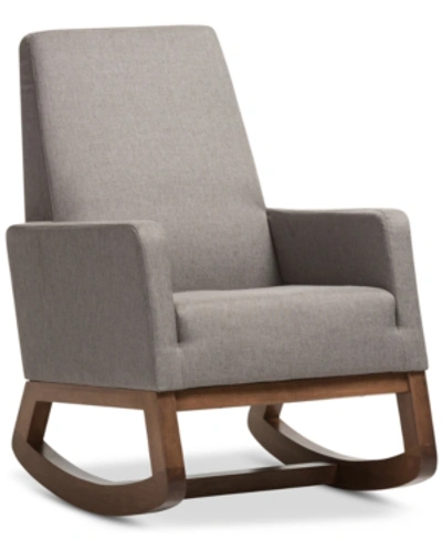 Furniture Yashiya Rocker In Grey