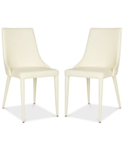 Safavieh Channing Side Chair (set Of 2) In Cream